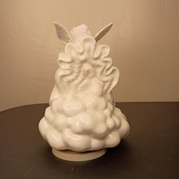 Vintage Schmid Angel Rotating Music Box Plays Ave Maria Wind Up Works 1980's - Picture 5 of 15